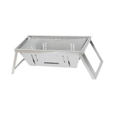 Imagem de Grelha Multifuncional De Aço Inoxidável Para Churrasco, Fogão a Lenha 