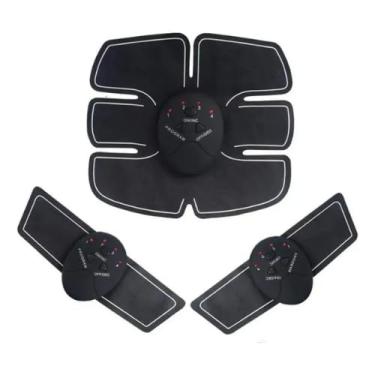 Imagem de Estimulador Muscular Abdominal, Recarregável USB, Tonificador