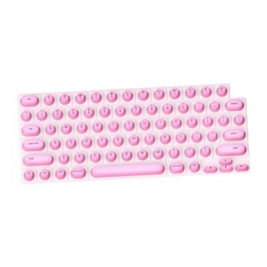Imagem de BaotyJie Cobertura do teclado Skin for Long Nails Film para acessórios de arte de unhas Silicone criado para digitação para jogos, Rosa