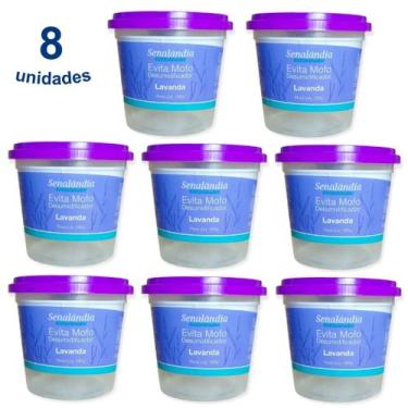 Imagem de 8 Antimofo Secar Ambiente Grande Desumidificador Forte Evita Mofo Lava