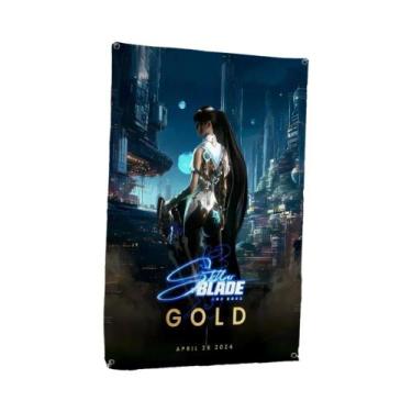 Imagem de Jogo De Ficção Científica Stellar Blade Bandeira De Desenho Animado Ar