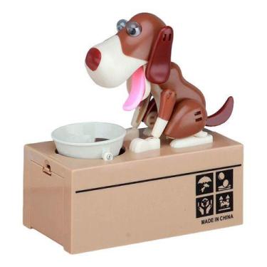 Imagem de Cofrinho Cachorro Que Come Moeda Marrom - Nilo-imports, Marrom