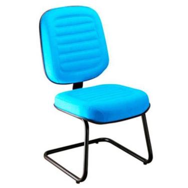Imagem de Cadeira Diretor Para Escritório Linha Blenda Azul - DESIGN OFFICE MÓVE