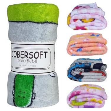 Imagem de Cobertor para Bebê Manta Soft Infantil Mantinha Microfibra Estampada Antiaérgico (Skate)