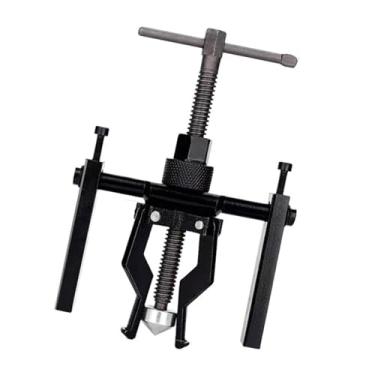 Imagem de JicSuXi Extrator de rolamento interno de 3 mandíbulas, extrator de engrenagem, multiuso, profissional, manual, interno para carro e