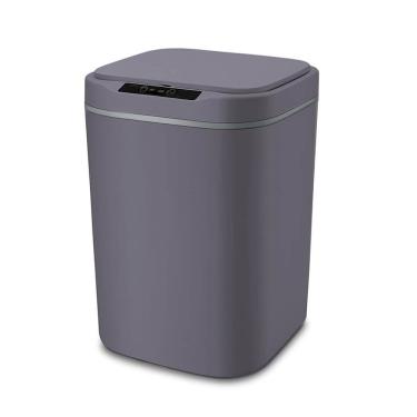 Imagem de Lixeira automática com sensor inteligente, design moderno e fechamento hermético – 16 litros