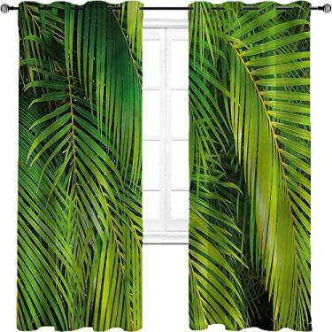 Imagem de Cortinas blackout naturais para quarto - isolamento térmico, economia de energia e redução de ruído, tratamento de sombreamento completo cortina de isolamento de cozinha, L 182 x C 236 centímetros