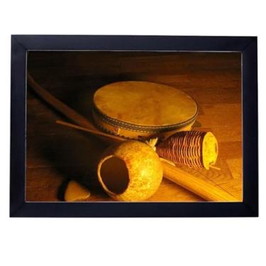 Imagem de GENÉRICO, Quadro berimbau e atabaque arte capoeira P8957