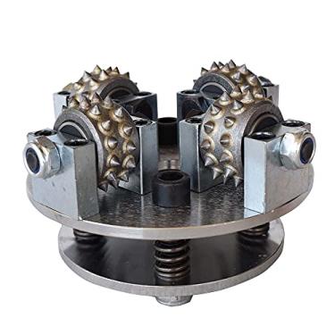 Imagem de ACTINTOOL Ferramenta de martelo de textura de pedra de concreto antiderrapante de remoção de revestimento de 15 cm para rebarbadora, reparo de remendo de concreto, preparar martelo de bucha (mandril: 5/8"-11 rosca)
