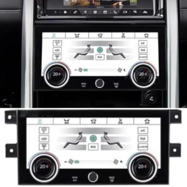 Imagem de Painel de ar condicionado painel de controle de clima traseiro painel digital LCD para carro Discovery 5 2017-2020 acessórios de carro (preto)