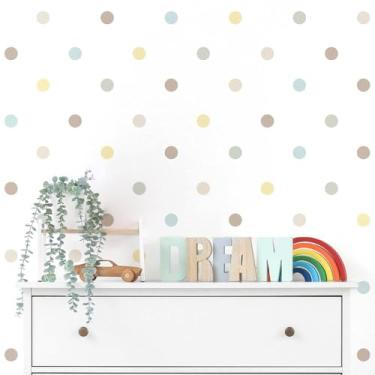 Imagem de Kit Adesivo Colorido Infantil Decorativo Lavável Seguro Fácil Aplicação Ideal Para Quarto Bebê Menina Menino Kids