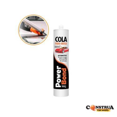 Imagem de Kit 2 Cola Selante Power Bond Parabrisas Vidros Automotivos 400g Pu55 