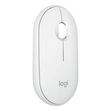 Imagem de Mouse Logitech M350S Bluetooth Branco 910-007047, Pebble 2, M350S, Ros