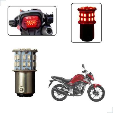 Imagem de Lâmpada Led Freio 2 Polo 1157 50 Leds Moto CG 160 Titan SE