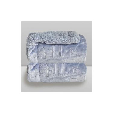 Imagem de Cobertor Donna Laço Bebê Plush com Sherpa Ferrete