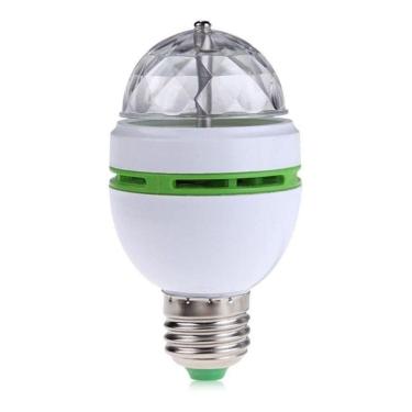 Imagem de Lâmpada Globo Giratória De Luz Bola Maluca