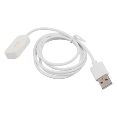 Imagem de Naroote Assista a Cabo de Carregamento, Carregador de Relógio Magnético USB de 3,3 Pés para Viagem (Branco)
