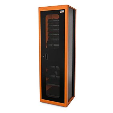 Imagem de Armário Modular para Ferramentas 1 Porta 29 Caixas Bin e Visor Tramontina PRO Laranja