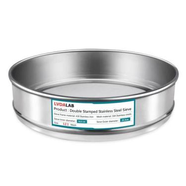 Imagem de Peneira de laboratório LVDALAB 304 de malha de aço inoxidável 325 Mesh