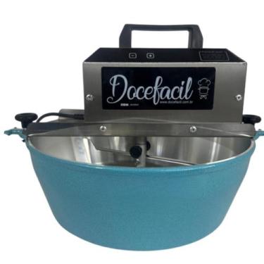 Imagem de Panela Para Mexer Doces 36 -modelo belga - DOCEFACIL, Azul