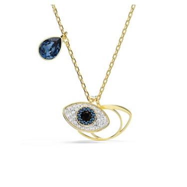 Imagem de Colar com Pingente Swarovski Symbolica, Olho grego, Azul