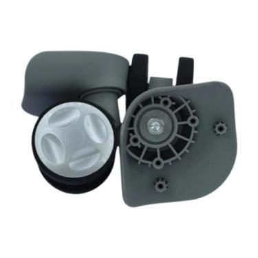 Imagem de MotiveTech 2x Rodízios para mala de viagem, peças para caixa de viagem, acessórios DIY fáceis de instalar, rodas para mala de carrinho
