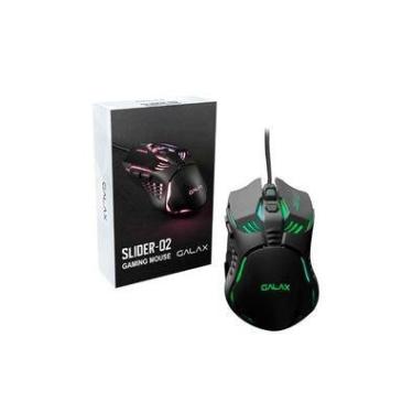 Imagem de Mouse Gamer Galax Slider-02, 3200 Dpi, 7 Modos De Luzes, 6 Botões - Mgs02s1a6rg2b0