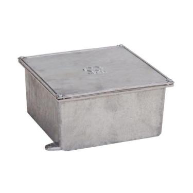 Imagem de Caixa De Passagem Alumínio 15x15x10 C/ Tampa - Stamplac - Olivo