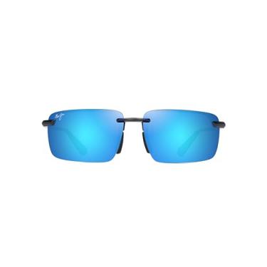 Imagem de Maui Jim Óculos de sol unissex Laulima Af, Blue Hawaii Laulima Af Bl, Tamanho Único