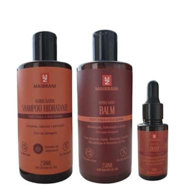 Imagem de Kit Barba Nativa (shampoo 250ml, Balm 250ml, Óleo 30ml)