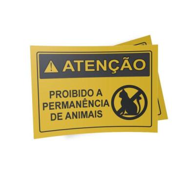 Imagem de Kit 3 Placas sinalização 15x21cm EM PVC PL(166) Tema: Condomínio Cuida