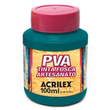 Imagem de Tinta Fosca para Artesanato PVA 100ml Verde Bandeira Acrilex