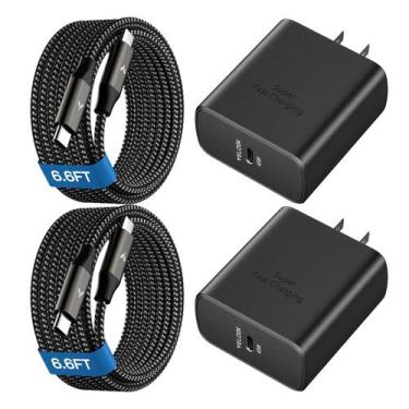 Imagem de Carregador VELOGK 45W Super Rápido USB C para Samsung Galaxy