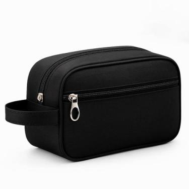 Imagem de Necessaire Impermeável Unissex Poliéster com Zíper Metálico e Bolso Fr