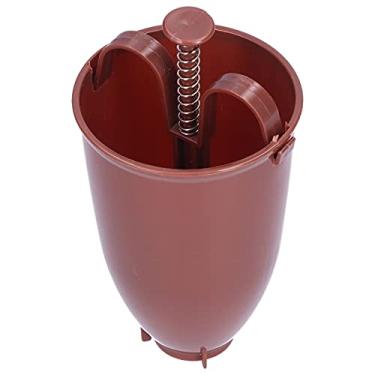 Imagem de Zhjvihx Máquina de Fazer Donuts, Molde Reutilizável AntieDente para Prensa de Donuts para ASSAR E Biscoitos (Marrom)