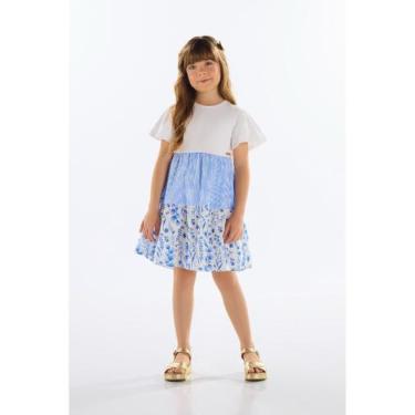 Imagem de Vestido Estampado Infantil Quimby, 12