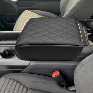Imagem de Xaido Capa de console central para Ford F150 2021 2022 2023 2024 2025 protetor de braço de couro, assento concha apenas