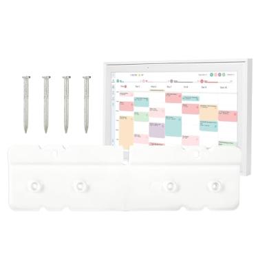 Imagem de Suporte Parede para Calendário Claraboia, Suporte de Parede ABS Resistente com Pregos Invisível Sem Perfuração Fácil Instalação Compatível com Calendário Claraboia