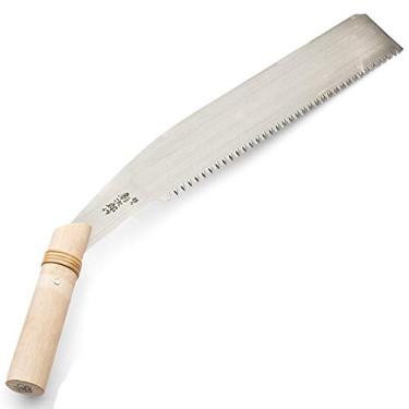 Imagem de Kings County Tools Serra de corte transversal Japanense | Serra angular de madeira, galhos e toras | Corte rápido de dentes japoneses | Padrão de dente profundo progressivo | Ferramenta manual de