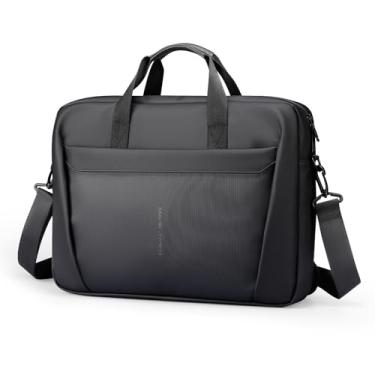 Imagem de Mark Ryden Bolsa para laptop de 15,6 polegadas, pastas à prova d'água para homens, bolsa tiracolo de ombro com alça para viagens, escritório, negócios