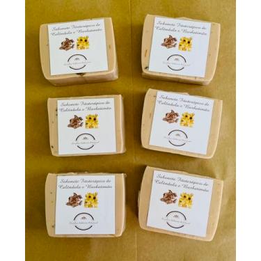 Imagem de Sabonete Fitoterápico de Calêndula e Barbatimão, 90g, Kit com 6 Unidades