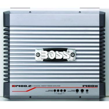 Imagem de BOSS Audio Systems ONYX N1400.2 Amplificador de potência Mosfet de 2 canais de 1400 Watts com controle remoto de nível de subwoofer