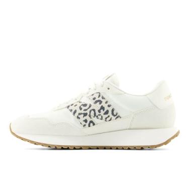 Imagem de New Balance Tênis feminino 237 V1, Sal marinho/preto/dourado metálico, 11.5