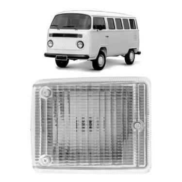 Imagem de Lanterna Pisca Dianteiro Vw Kombi Cristal 1976 Até 2014 Cristal - JCV,