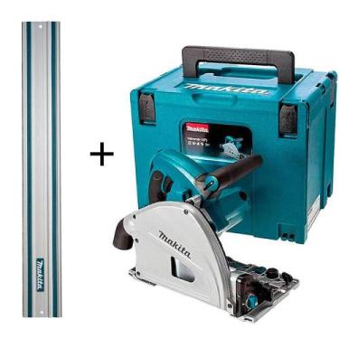 Imagem de Kit Serra Circular de Trilho 165mm com Maleta SP6000J Makita e Trilho 