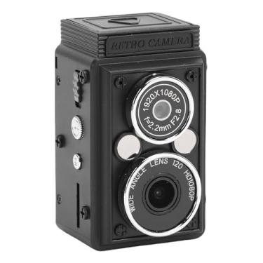 Imagem de TARSHYRY Mini Câmera Retro 1080P FHD 12MP Câmera Digital Vintage Com Bateria de 1000mAh e Modos de Filtro, Câmera de Bolso Compacta para Uso Diário Em Viagens