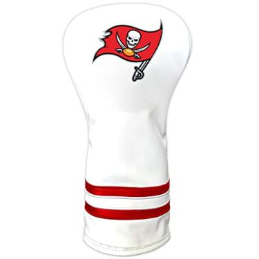 Imagem de Team Golf NFL Tampa Bay Buccaneers Capa branca vintage para taco de golfe, design ajustado, design retrô e excelente qualidade