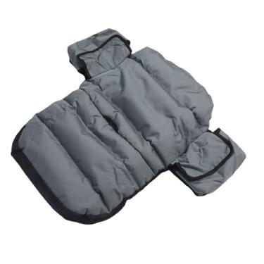 Imagem de Cryfokt Capa de Assento para Cortador de Grama, Capa de Assento para Cortador de Grama 600d Tecido Oxford Fácil Limpeza à Prova de Chuva e Rasgo para Exterior (Cinza)