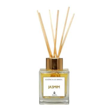 Imagem de Difusor De Ambiente Com Varetas Aroma De Jasmim 100Ml - Essência Do Br