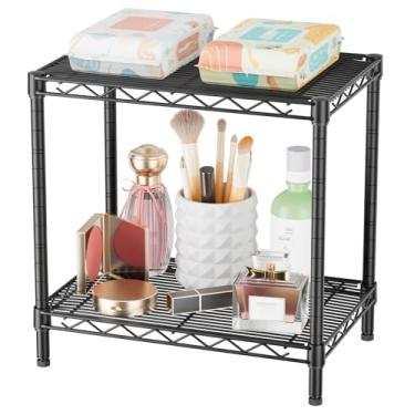 Imagem de SINGAYE Prateleira de armário ajustável de metal para lavanderia, banheiro, cozinha, armazenamento doméstico, prateleiras pequenas de despensa